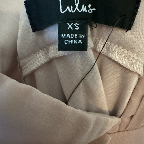 Lulus Women's Chiffon Simply Prom Mauve Gown Maxi Dress Cocktail Prom XS - Picture 3 of 3